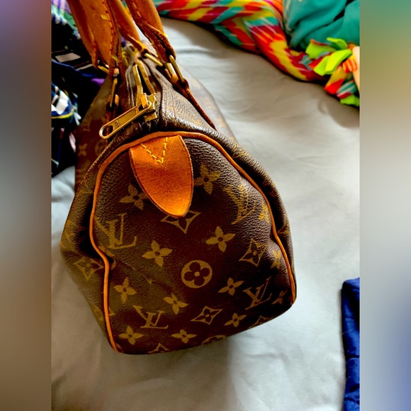Louis Vuitton Speedy brown handbag real and genuine - Picture 2 of 11